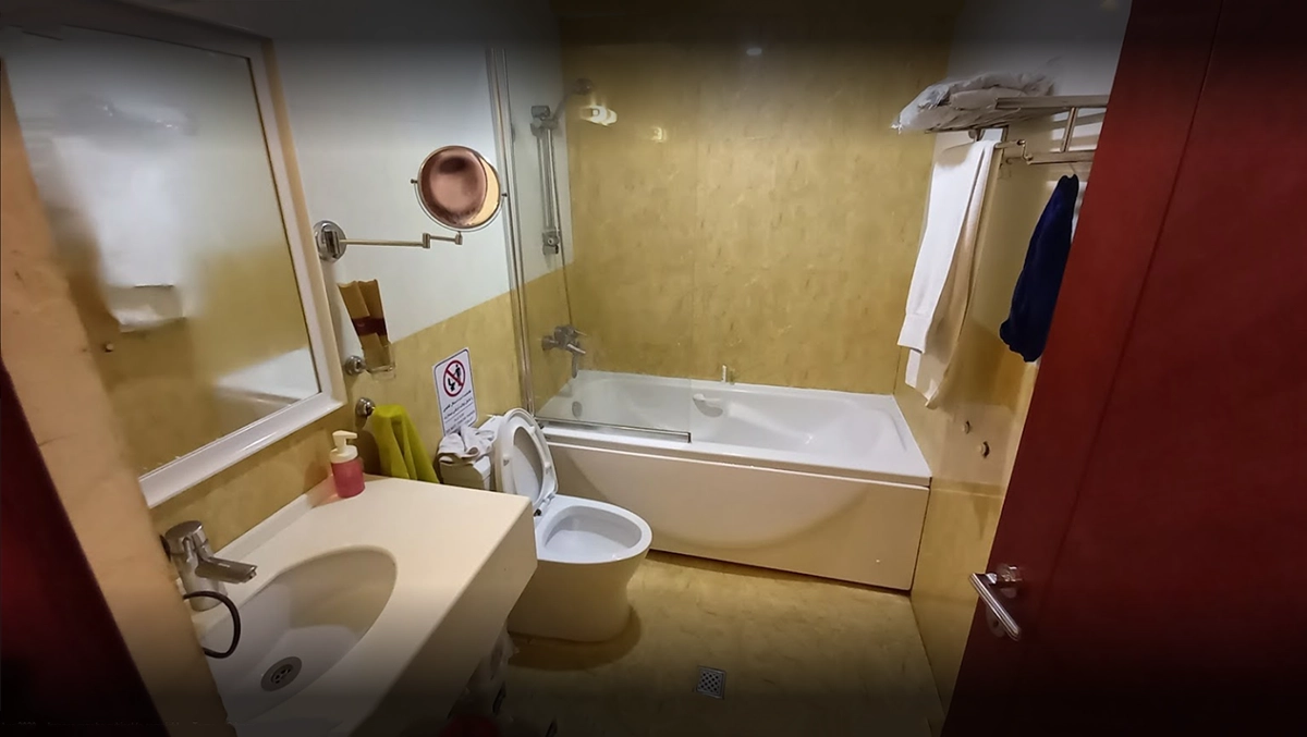 سرویس بهداشتی و حمام هتل ایران کیش